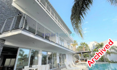 Luxury 5 bedroom villa with swimming pool for sale in Agios Tychonas