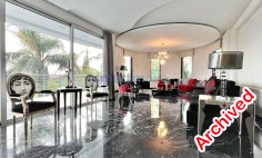 Luxury 5 bedroom villa with swimming pool for sale in Agios Tychonas