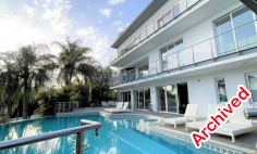 Luxury 5 bedroom villa with swimming pool for sale in Agios Tychonas