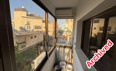 Spacious three bedroom apartment office in central Mesa Geitonia 