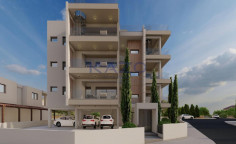 Modern two bedroom top floor apartment in Polemidia 