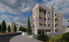 Modern two bedroom top floor apartment in Polemidia 