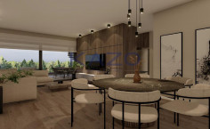 Modern two bedroom top floor apartment in Polemidia 