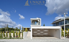 Luxury modern detached villa with unobstracted sea views in Pegeia 