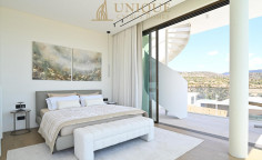 Luxury modern detached villa with unobstracted sea views in Pegeia 
