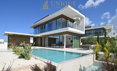 Luxury modern detached villa with unobstracted sea views in Pegeia 