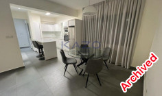 Two bedroom top floor apartment with pool and jacuzzi for rent in Mouttagiaka 