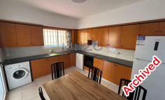 Spacious three bedroom apartment for rent in Kapsalos 